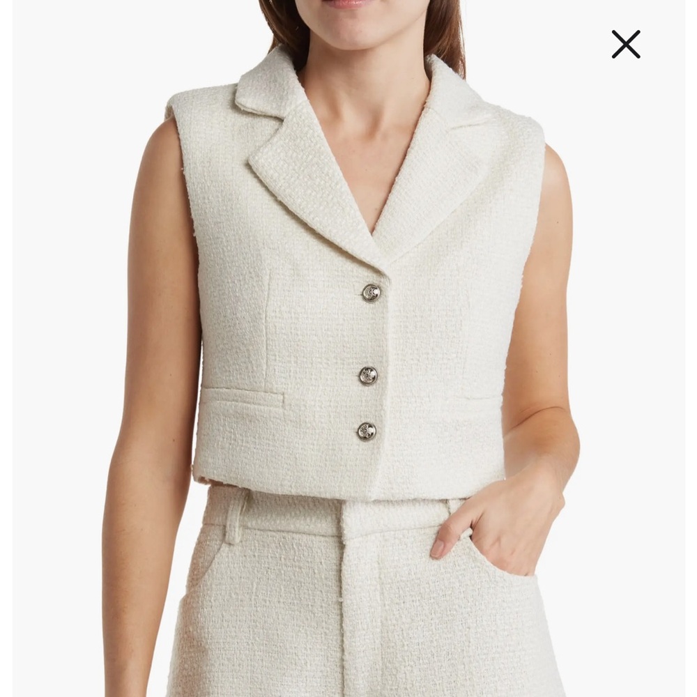 Elodie Tweed Vest